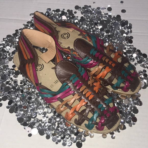 NWT Mexican Leather Sandals/Huaraches - Picture 2 of 8